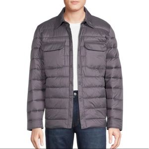 NWT GEORGE Men’s Puffer Style Shirt Jacket GREY SMALL - 3XL